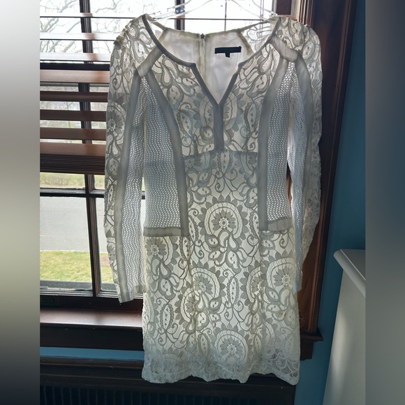 Nanette Lepore white lace dress size 4. PERFECT CONDITION - Picture 1 of 2
